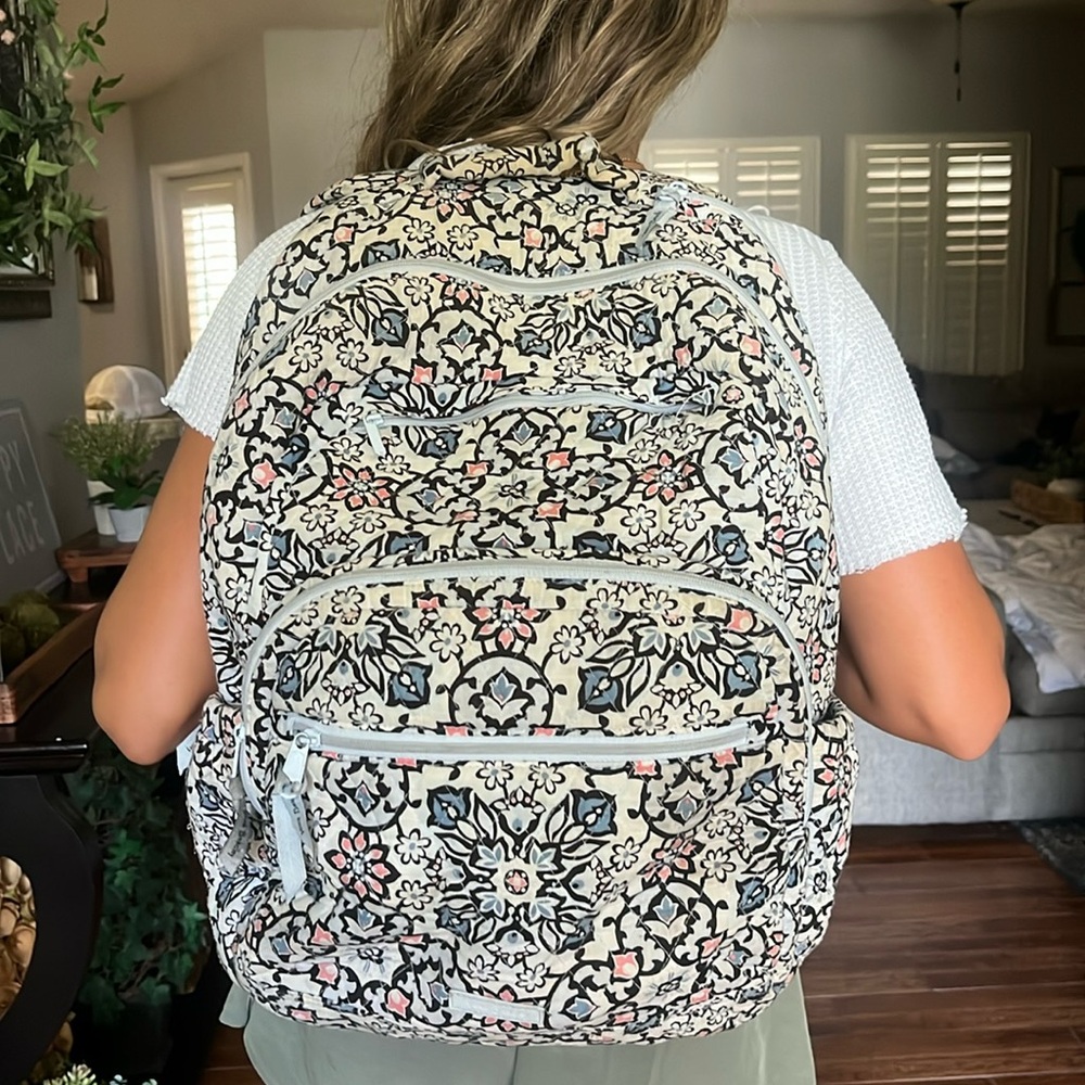 vera bradley discontinued backpack with 5 pockets